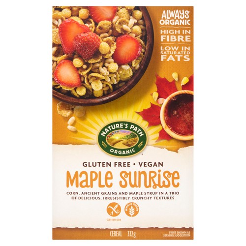 Natures Path Organic Gluten Free Maple Sunrise 332g (Pack of 3)