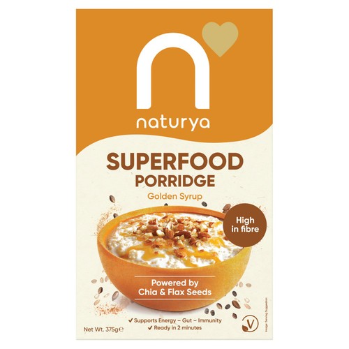 Naturya Superfood Porridge Golden Syrup 375g (Pack of 3)