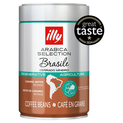 illy Cerrado Mineiro Brazil Coffee Beans - 250g (Pack 2)