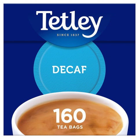 Tetley Decaffeinated Tea Bags 160's (Pack of 2)