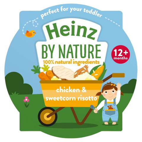 Heinz Chicken & Sweetcorn Risotto Baby Food Tray 1+ Year 200g (Pack of 2)
