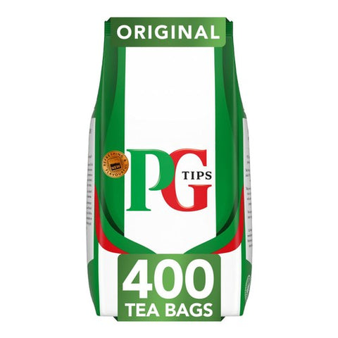 PG Tips 400 Black Tea, Plant Based Biodegradable Tea Bags 400's (Pack of 2)