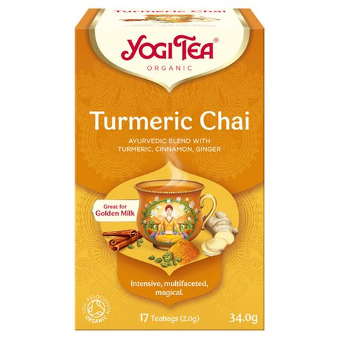 Yogi Tea Organic Turmeric Chai Tea Bags 17's (Pack of 3)
