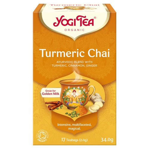 Yogi Tea Organic Turmeric Chai Tea Bags 17's (Pack of 3)