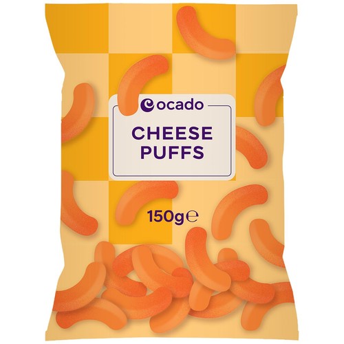 Ocado Cheese Puffs Crisps 150g (Pack of 3)