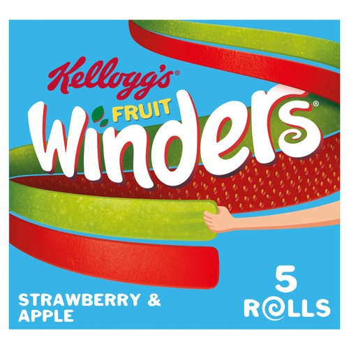 Kellogg's Winders Strawberry & Apple 5 x 17g (Pack of 3)