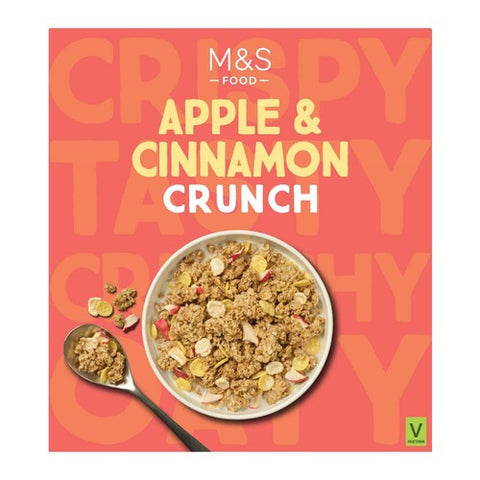 M&S Apple & Cinnamon Crunch 500g (Pack of 3)
