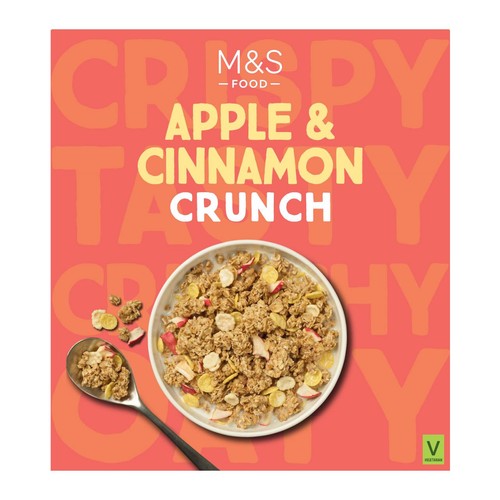 M&S Apple & Cinnamon Crunch 500g (Pack of 3)