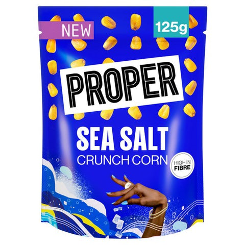 PROPER Crunch Sea Salt Crunch Corn 125g (Pack of 3)