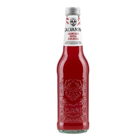 Galvanina Organic Sparkling Blood Orange 200ml (Pack of 6)