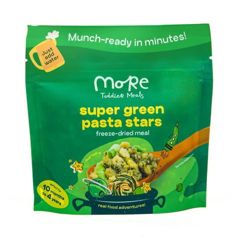 More Toddler Meals, Super Green Pasta Stars 150g (Pack of 3)