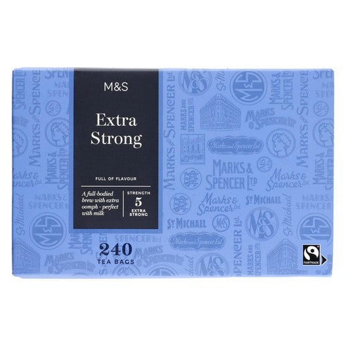 M&S Fairtrade Extra Strong Tea Bags 240's (Pack of 2)