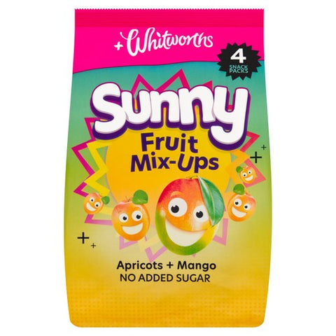 Whitworths Sunny Mix Ups Apricot and Mango 4 x 18g (Pack of 2)