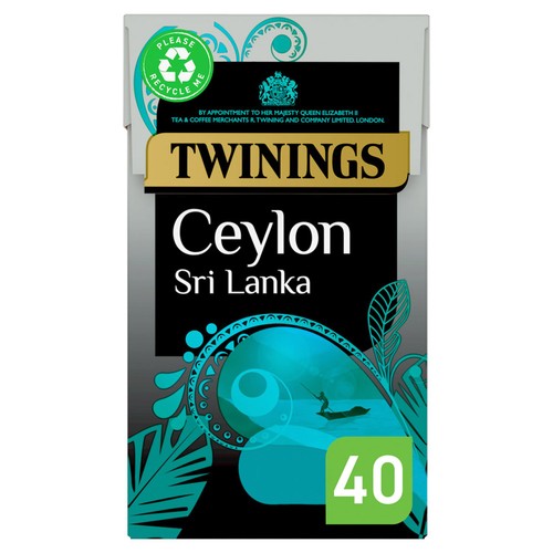 Twinings Ceylon Tea 40's (Pack of 2)