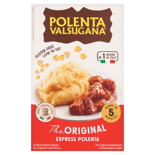 Polenta Valsugana Instant Polenta (Corn Meal) 375g (Pack of 3)