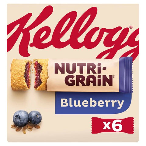 Kellogg's Nutrigrain Blueberry 6 x 37g (Pack of 3)