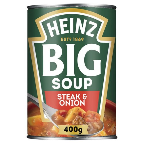 Heinz Big Soup Steak & Onion 400g (Pack of 2)