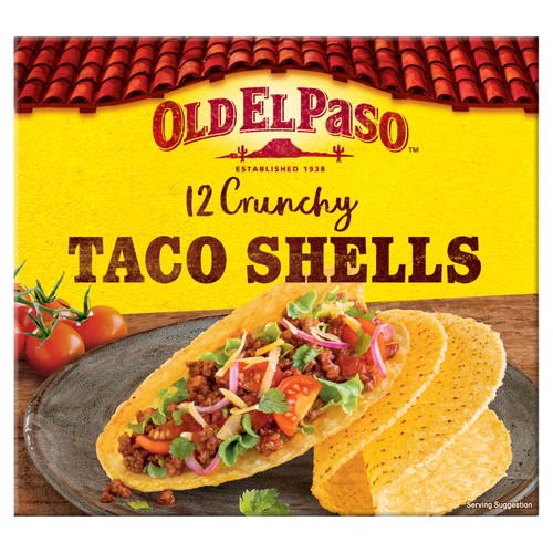 Old El Paso Crunchy Taco Shells 156g (Pack of 2)