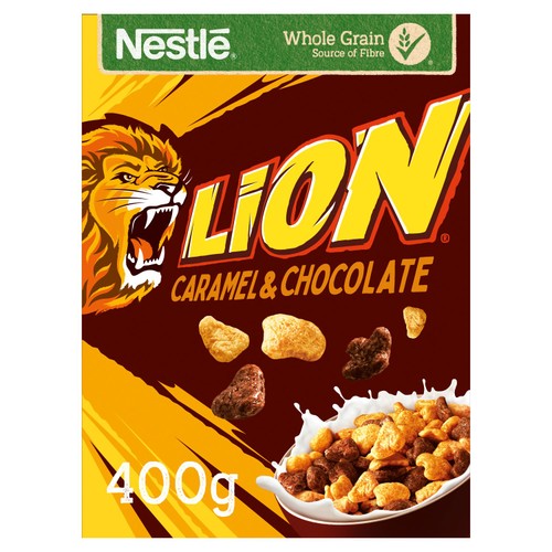 Lion Caramel and Chocolate Cereal 400g (Pack of 3)