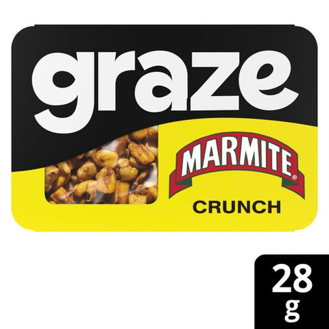Graze Marmite Crunch Snack 28g (Pack of 3)