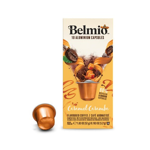 Belmio Caramel Caramba Nespresso Original Coffee Pods, 10 pods pack (Pack 3)