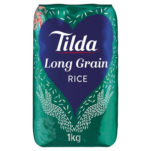 Tilda Long Grain Rice 1kg (Pack of 3)