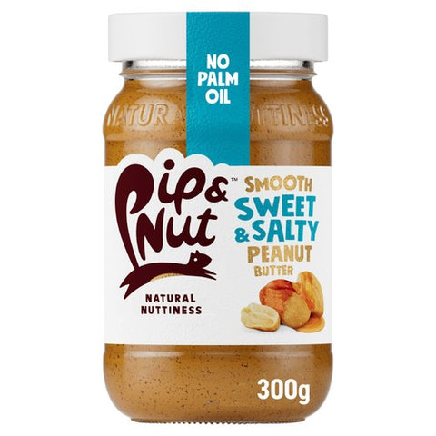 Pip & Nut Sweet and Salty Smooth 300g (Pack of 2)