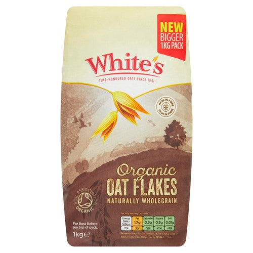 White's Organic Oat Flakes 1kg (Pack of 3)