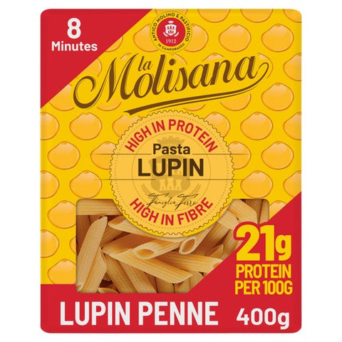 La Molisana Lupin Penne Protein Pasta 400g (Pack of 3)