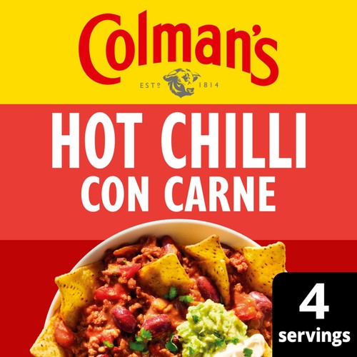 Colman's Hot Chilli Con Carne Recipe Mix 37g (Pack of 2)