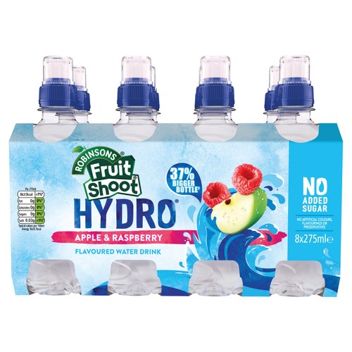Fruit Shoot Hydro Apple & Raspberry 8 x 275ml (Pack of 2)
