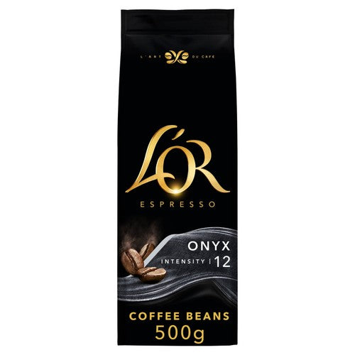 L'OR Espresso Onyx Coffee Beans 500g (Pack of 2)