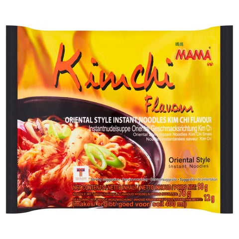 Mama Korean Udon Kimchi Instant Noodles 90g (Pack of 3)