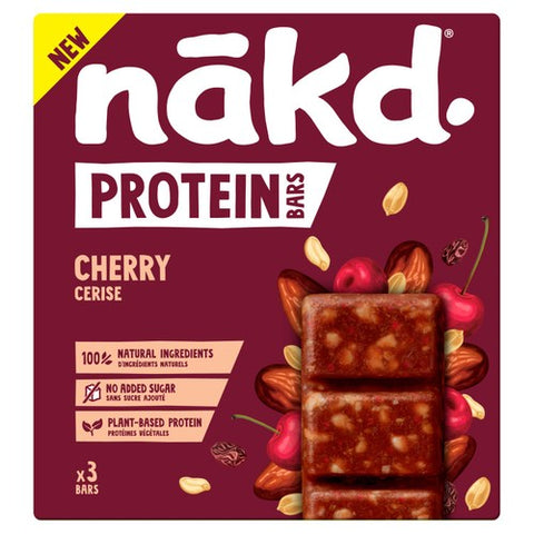 Nakd Protein Cherry Multipack 3 x 45g (Pack of 3)