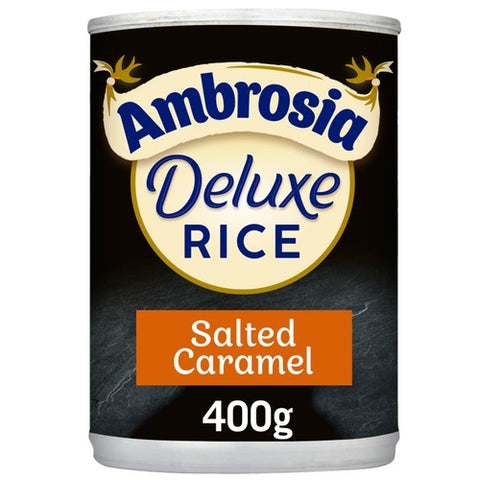Ambrosia Deluxe Salted Caramel Rice Pudding Can 400g (Pack of 2)