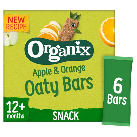 Organix Apple Orange Soft Oaty Bars Multipack 12 months+, 6 x 23g (Pack 3)