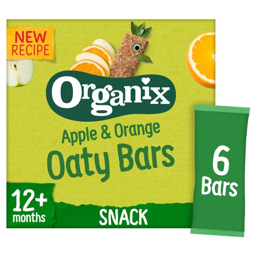 Organix Apple Orange Soft Oaty Bars Multipack 12 months+, 6 x 23g (Pack 3)