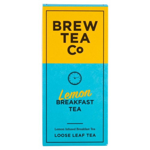 Brew Tea Co Twisted Breakfast - Lemon - Loose Leaf Tea 113g (Pack of 2)