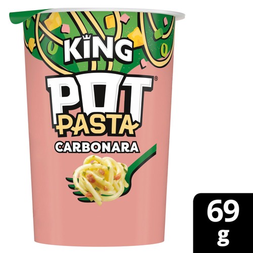 King Pot Pasta Creamy Carbonara 69g (Pack of 3)
