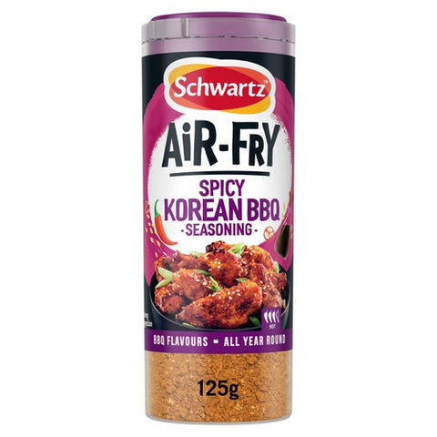 Schwartz Air Fryer Spicy Korean BBQ Seasoning Drum 125g (Pack of 2)