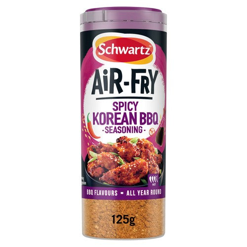 Schwartz Air Fryer Spicy Korean BBQ Seasoning Drum 125g (Pack of 2)
