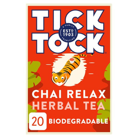 Tick Tock Wellbeing Chai Relax 20's (Pack of 3)