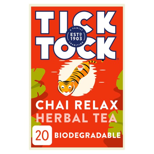 Tick Tock Wellbeing Chai Relax 20's (Pack of 3)