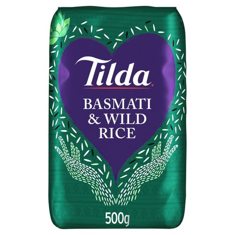 Tilda Basmati and Wild Rice 500g (Pack of 3)