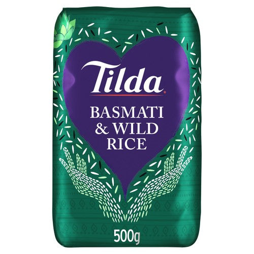 Tilda Basmati and Wild Rice 500g (Pack of 3)