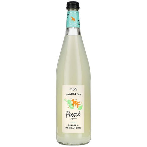 M&S Sparkling Ginger & Mexican Lime Presse 750ml (Pack of 2)