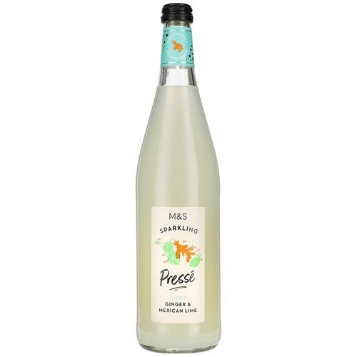 M&S Sparkling Ginger & Mexican Lime Presse 750ml (Pack of 2)