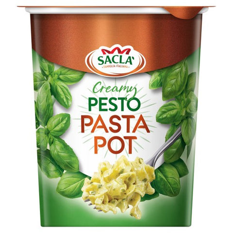 Sacla' Creamy Pesto Pasta Pot 80g (Pack of 3)