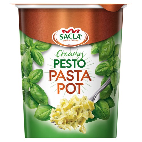 Sacla' Creamy Pesto Pasta Pot 80g (Pack of 3)