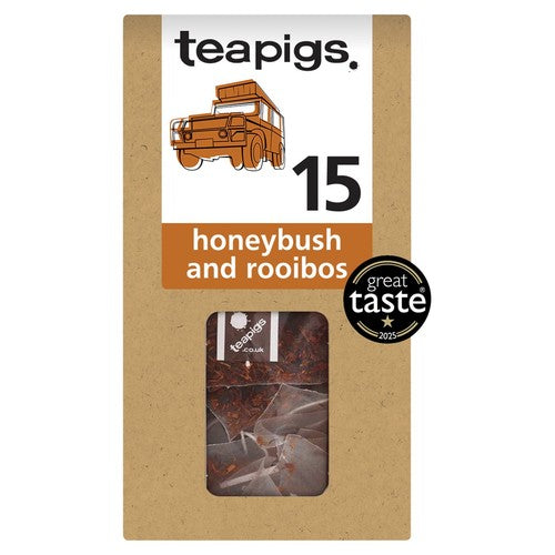 Teapigs Honeybush & Rooibos Tea Bags 15's (Pack of 3)